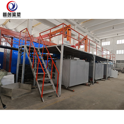 خرید تجهیزات قالب گیری چرخشی PE 500L 1000l 2000L ساخت مخزن پلاستیکی آب online manufacture