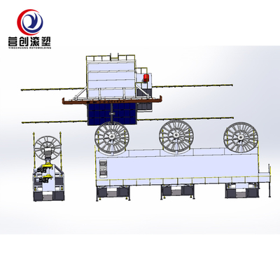 خرید مخزن پلاستیکی آب با دو محوری Rotomoulding Machine ضمانت اتوماتیک 1 سال online manufacture