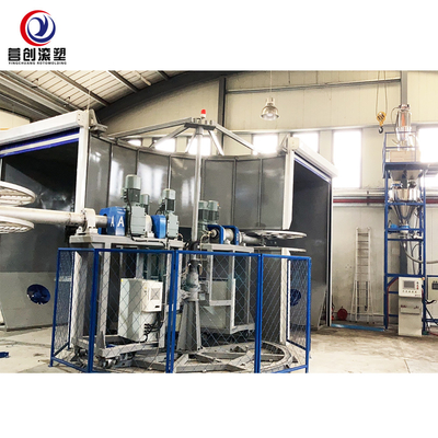 خرید ماشین قالب گیری چرخش 58kw با ضخامت قالب 0-50mm 1 سال online manufacture