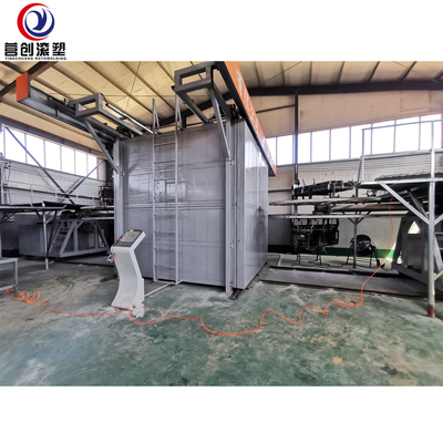 خرید L*W*H 1700*1100*5300 اندازه تجهیزات قالب گیری چرخش برای PP/PE/HDPE/LLDPE online manufacture