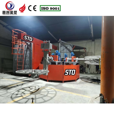 خرید Yingchuang Roto سیستم کنترل PLC دستگاه تولید مخزن آب گرمای الکتریکی ماشین چرخ چرخ دار online manufacture
