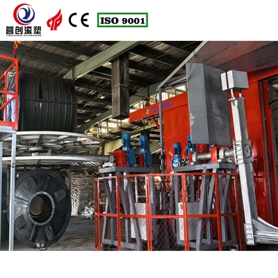 خرید دستگاه قالب‌گیری چرخشی چرخ و فلک Yingchuang CC-3A-4500 برای پلاستیک PE online manufacture