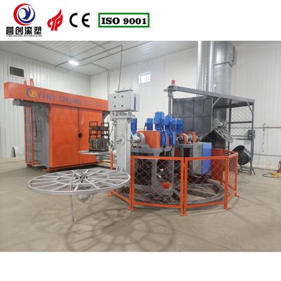 خرید دستگاه روتومولدینگ چرخ و فلکی Yingchuang Roto CC-3A-2000 برای جعبه خنک کننده عایق بندی شده استتاری online manufacture