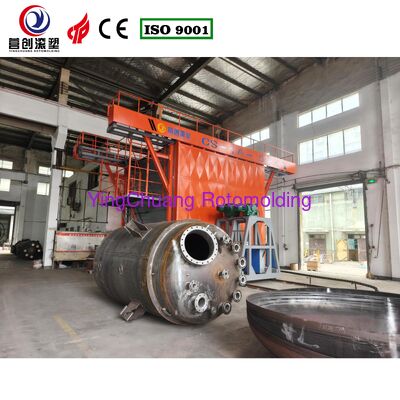 خرید دمای قالب‌گیری 200-400 درجه سانتی‌گراد دستگاه روتومولدینگ شاتل حالت خنک‌کننده هوا تضمین‌کننده خروجی قالب پلاستیکی ثابت و یکنواخت تولید آنلاین