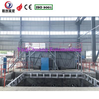خرید کنید CO-8000 فرن سوئیچ ماشین قالب گیری چرخش برای یک قایق سفارشی / مخزن آب تولید آنلاین