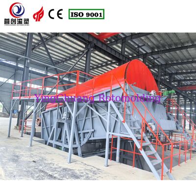 خرید کنید دستگاه قالب‌گیری چرخشی تاب‌دار کوره CO-8000 برای قایق سفارشی تولید آنلاین