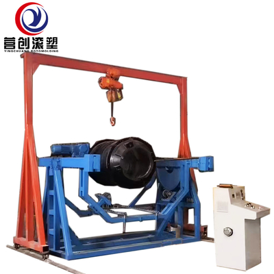 6KW-11KW اتوماتیک سنگ و رول Rotomoulding ماشین با پشتیبانی جرثقیل گانتری