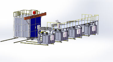 دستگاه Rotomoulding Bi Axial For Manufacturing Plant 14000L مخزن حجم