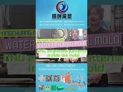 قالب چرخ دار فولادی با الگوهای حکاکی ظریف با استفاده از آسیاب CNC