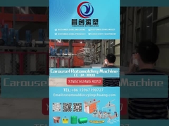 Yingchuang PLC کنترل ماشین آلات قالب گیری چرخش CC-3A-3000 ماشین چرخ چرخ دار