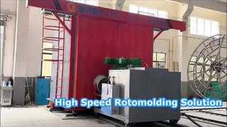ماشین قالب گیری چرخشی شاتل چند بازویی CS-3A-3500