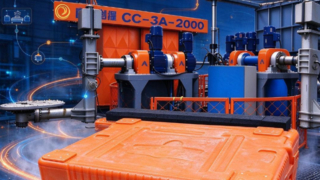 CC-3A-2000 برجک روتومولدینگ ماشین | تولید بدنه و درب کولر روی یک دستگاه | یینگچوانگ